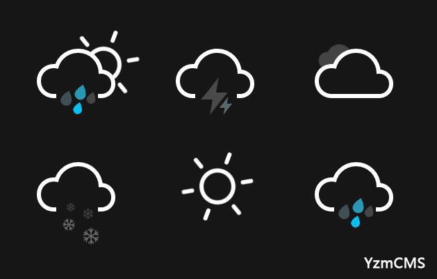 纯CSS实现带动画的天气图标